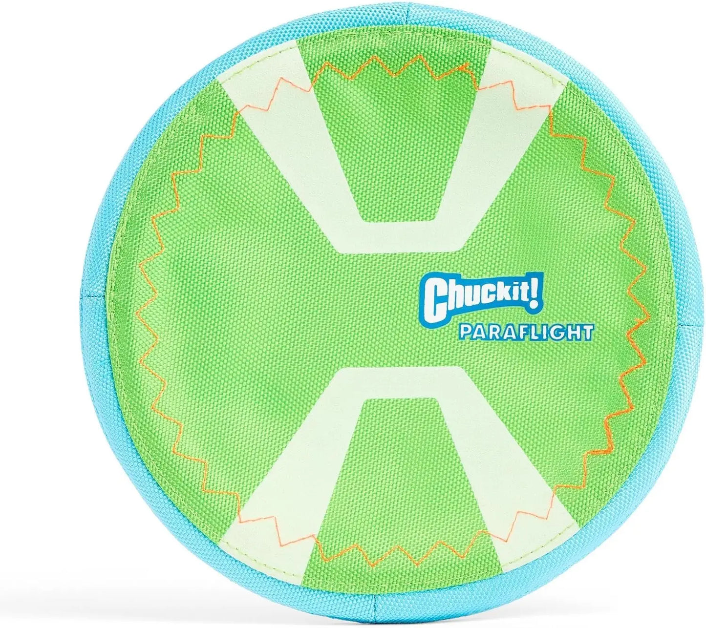 Paraflight Flying Disc Dog Toy - Water Floating Flyer - Durable Nylon Construction with Soft Rubber Edges